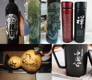 泸州泸县酒瓶葫芦工艺品激光雕刻机